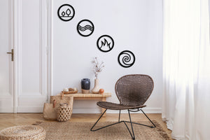 Four Elements Metal Wall Art - REINCARVATION