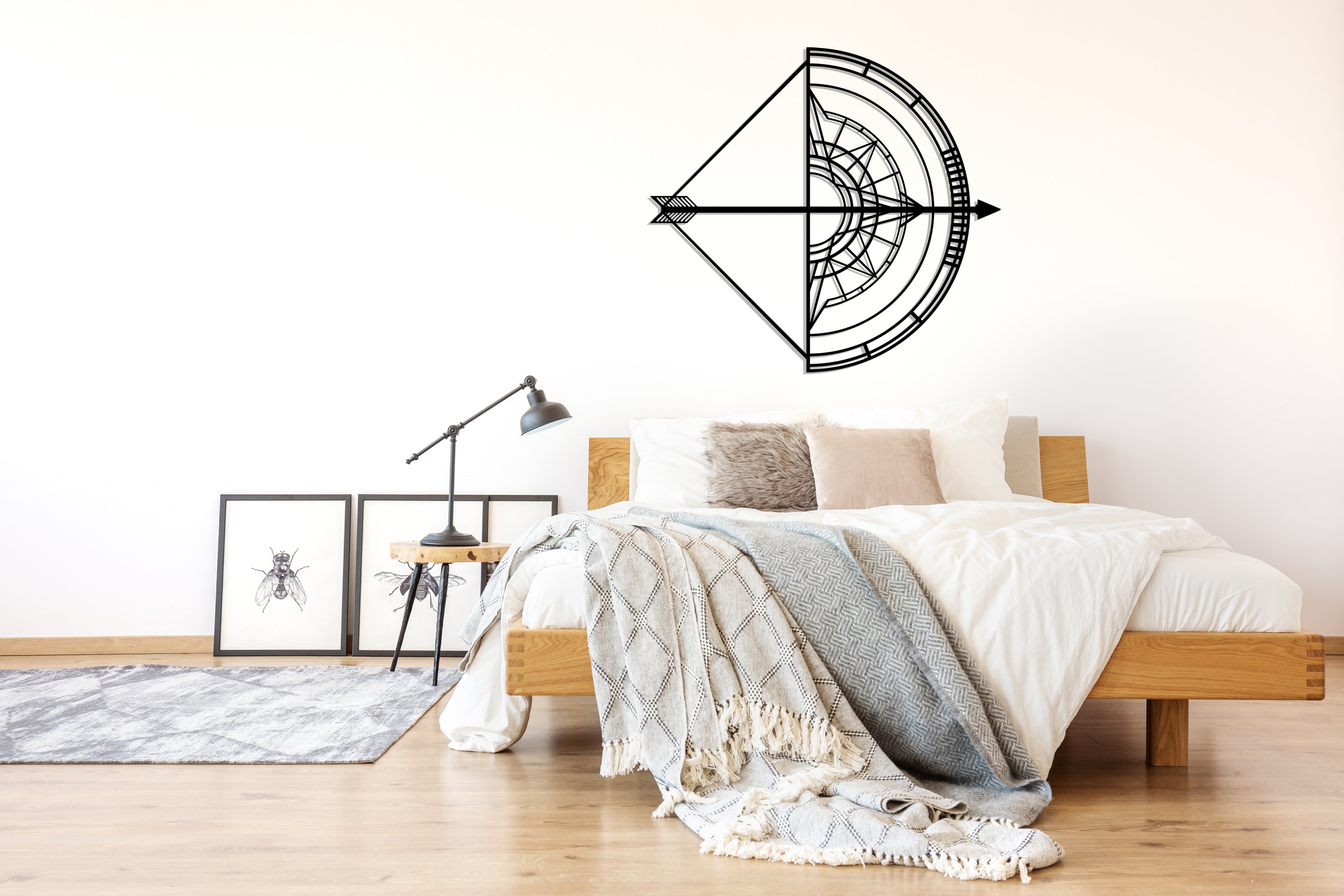 Arrow & Bow Metal Wall Decor - REINCARVATION