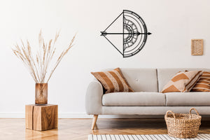 Arrow & Bow Metal Wall Decor - REINCARVATION