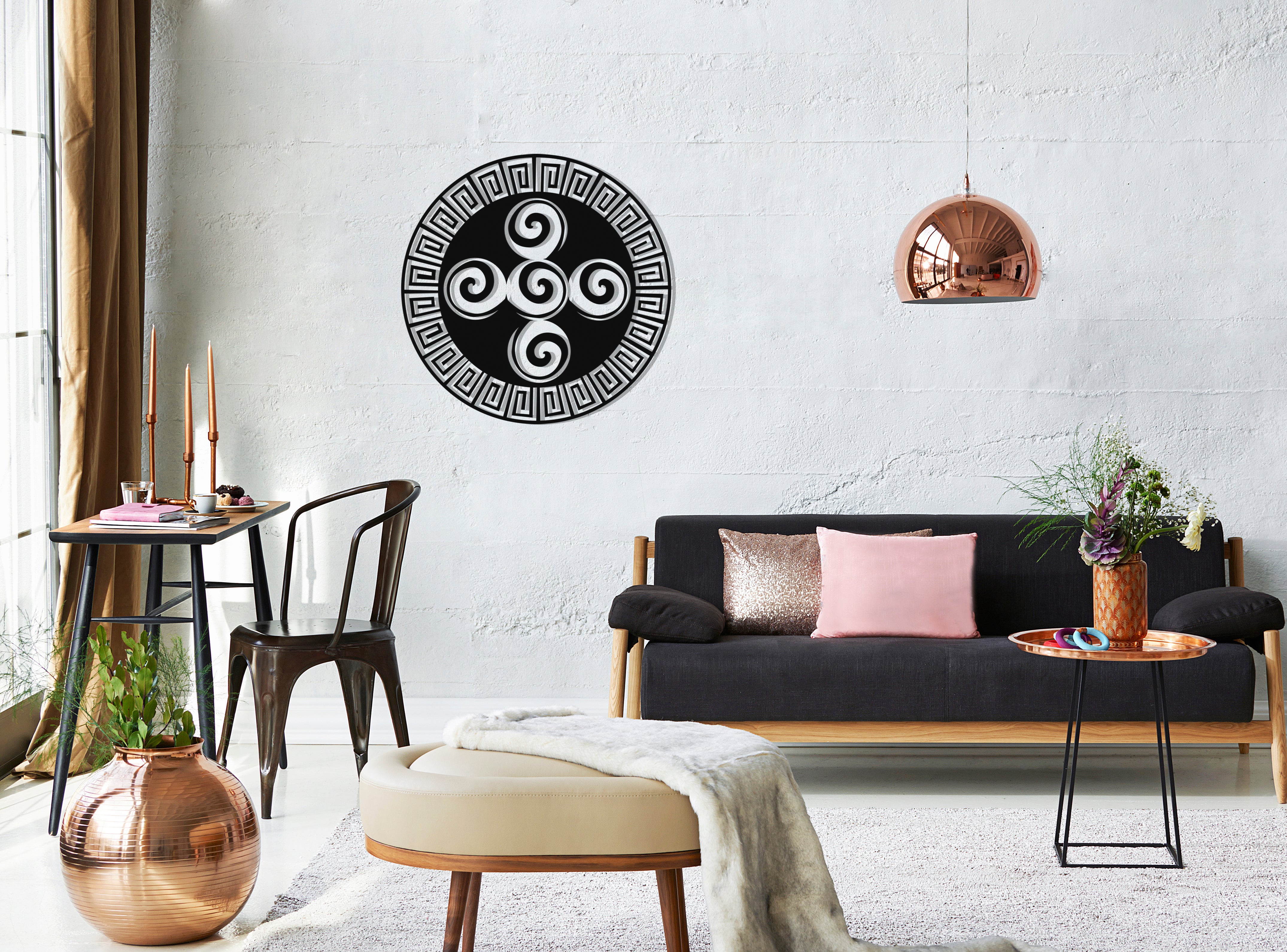 Native Pattern Metal Wall Art - REINCARVATION