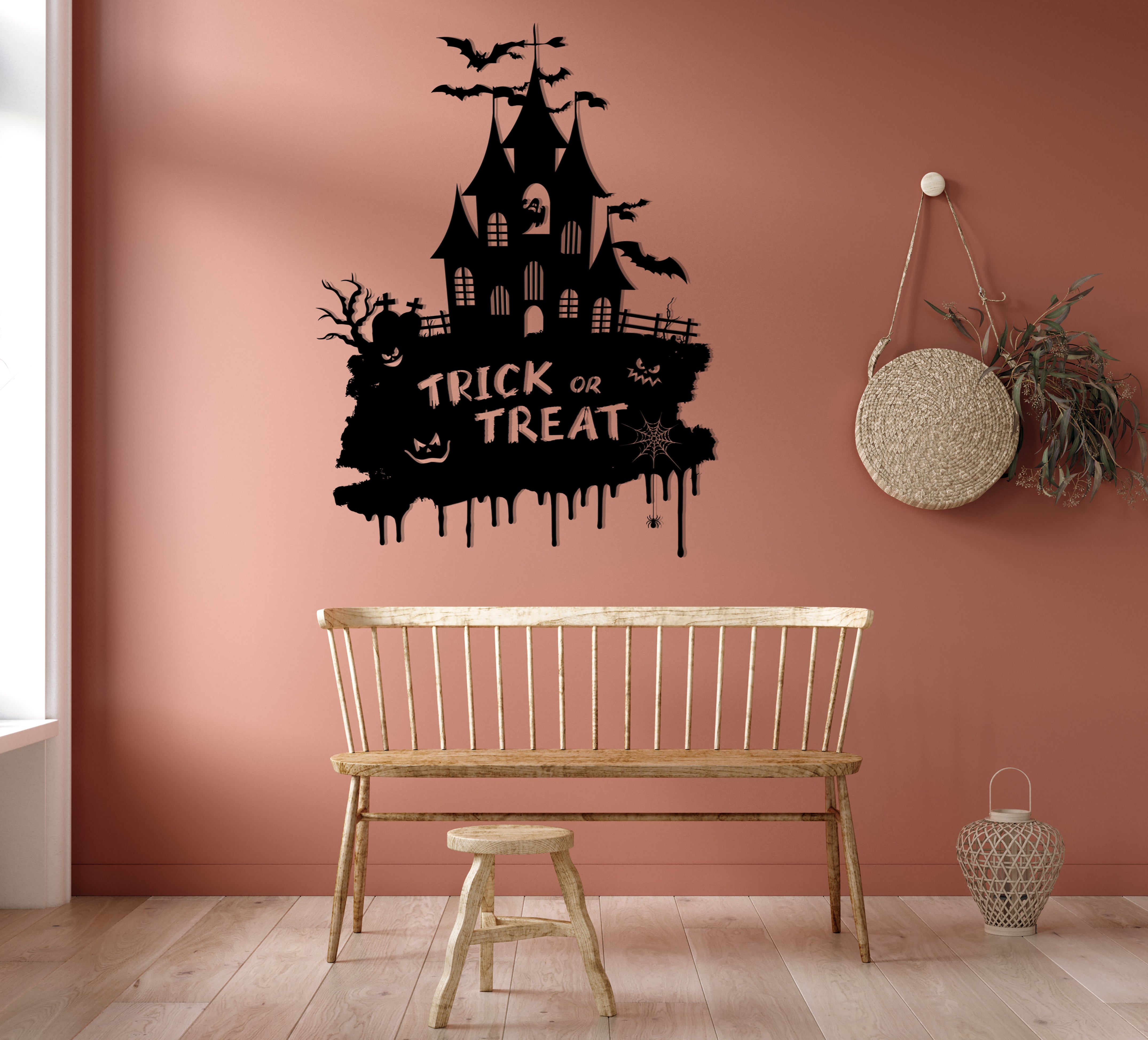 Trick or Treat Halloween Metal Wall Decor - REINCARVATION