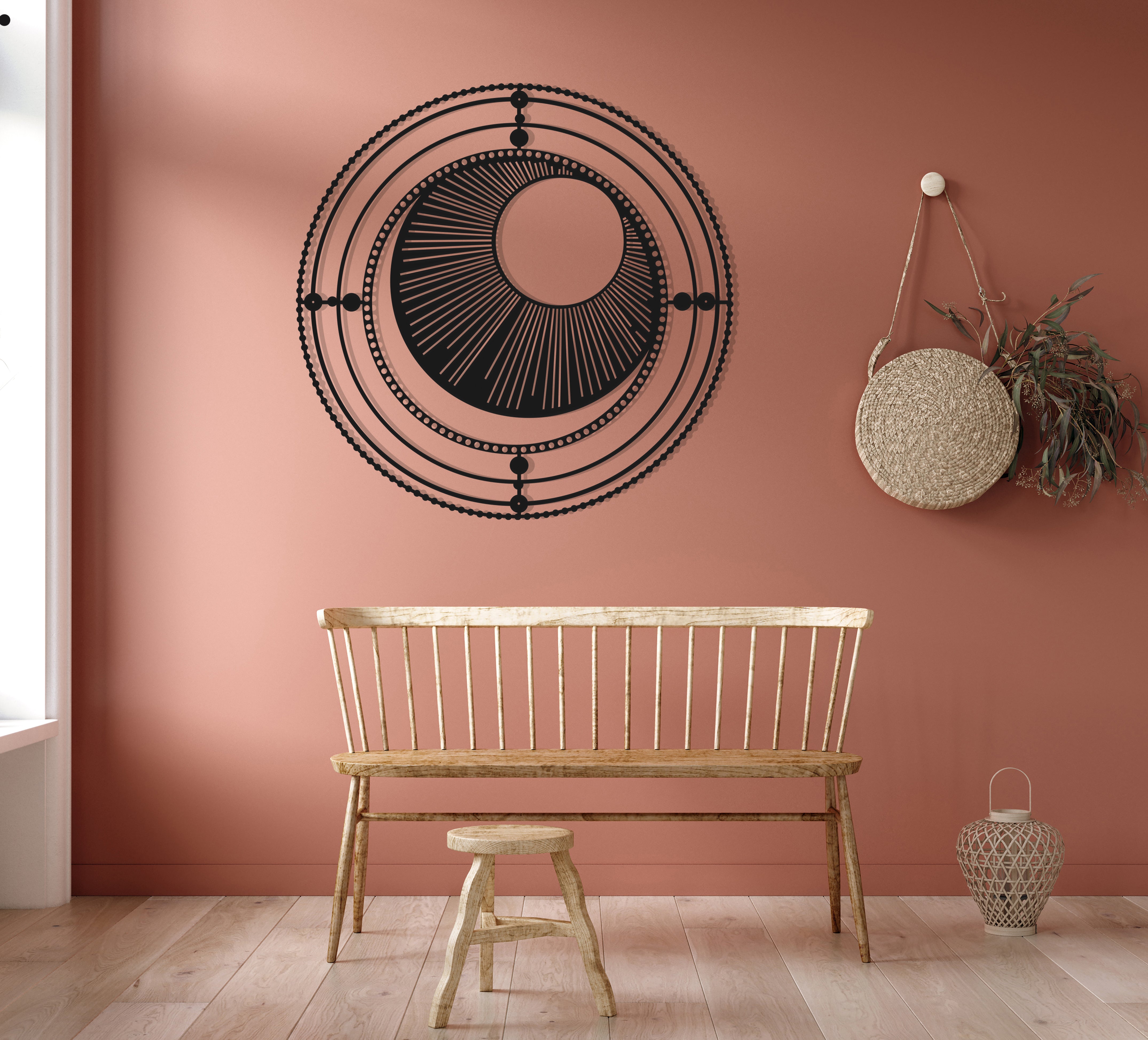 Sun Metal Wall Decor - REINCARVATION